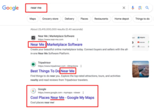Як використовувати запити “поруч зі мною” для локального SEO