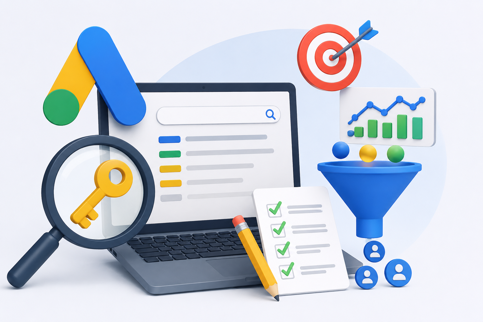 Подбор ключевых слов для Google Ads 2026: пошаговая инструкция для начинающих